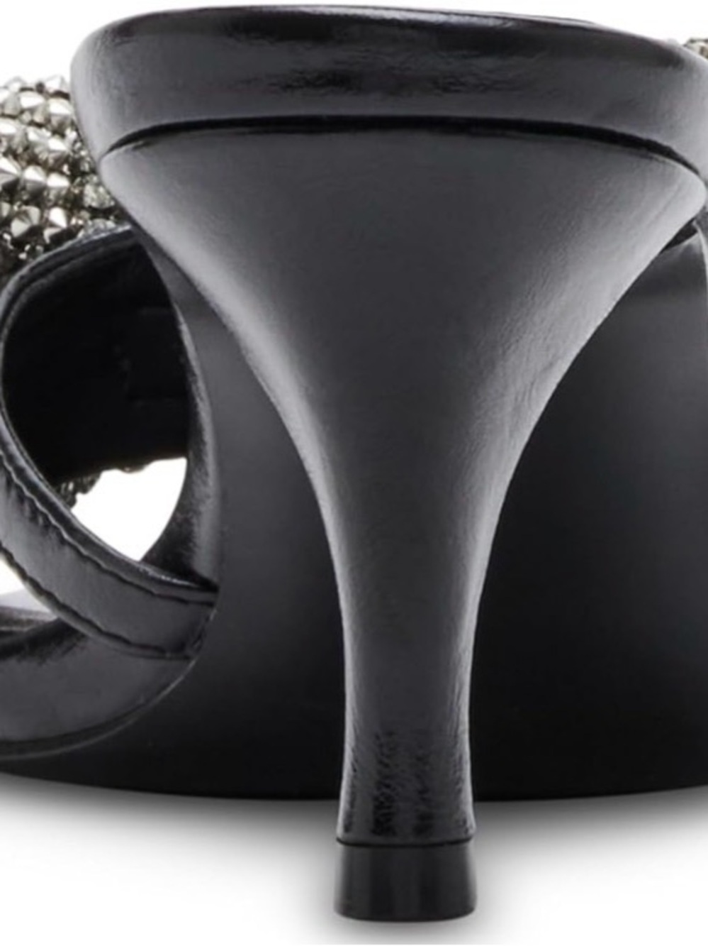 (NWT) Jessica Rich/Steve Madden Crystal Bow Slide Heels - Picture 9 of 9